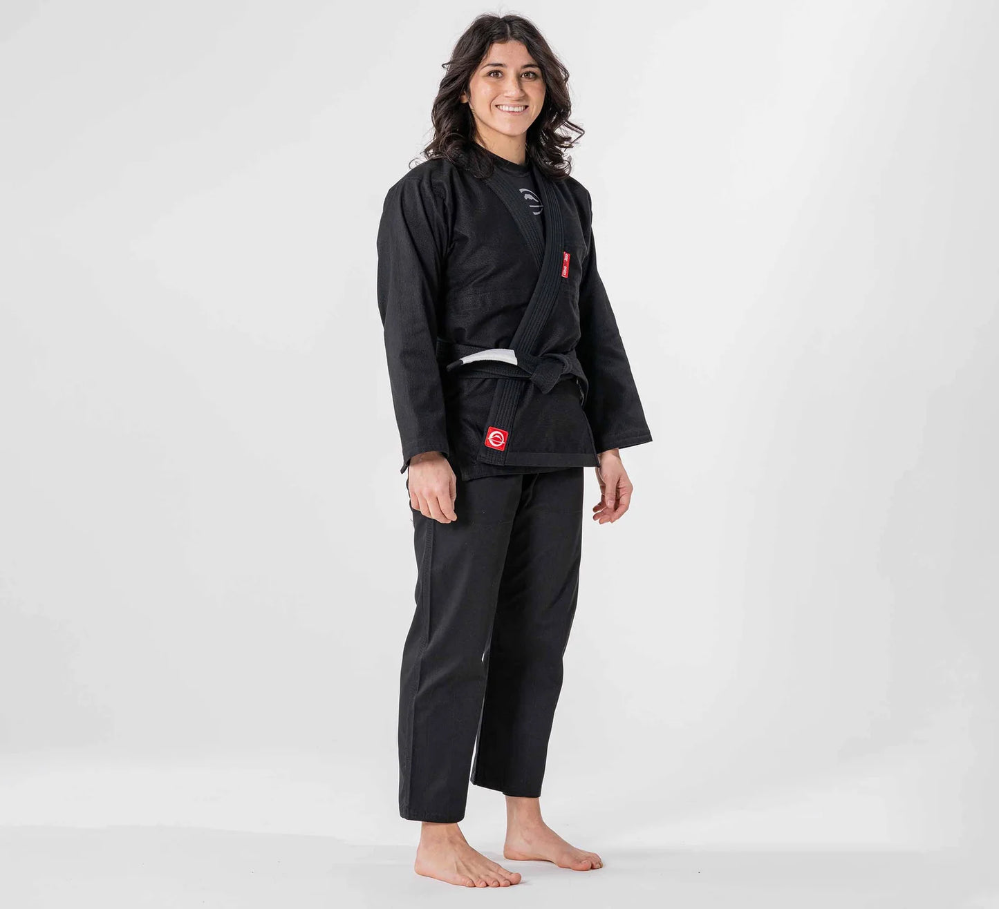 FUJI Womens Ultra Lite 300 BJJ Gi - Schwarz