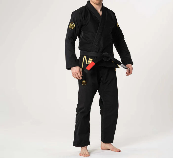 FUJI Flow-Tech BJJ Gi - Schwarz/Gold