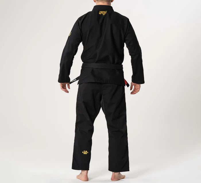 FUJI Flow-Tech BJJ Gi - Schwarz/Gold