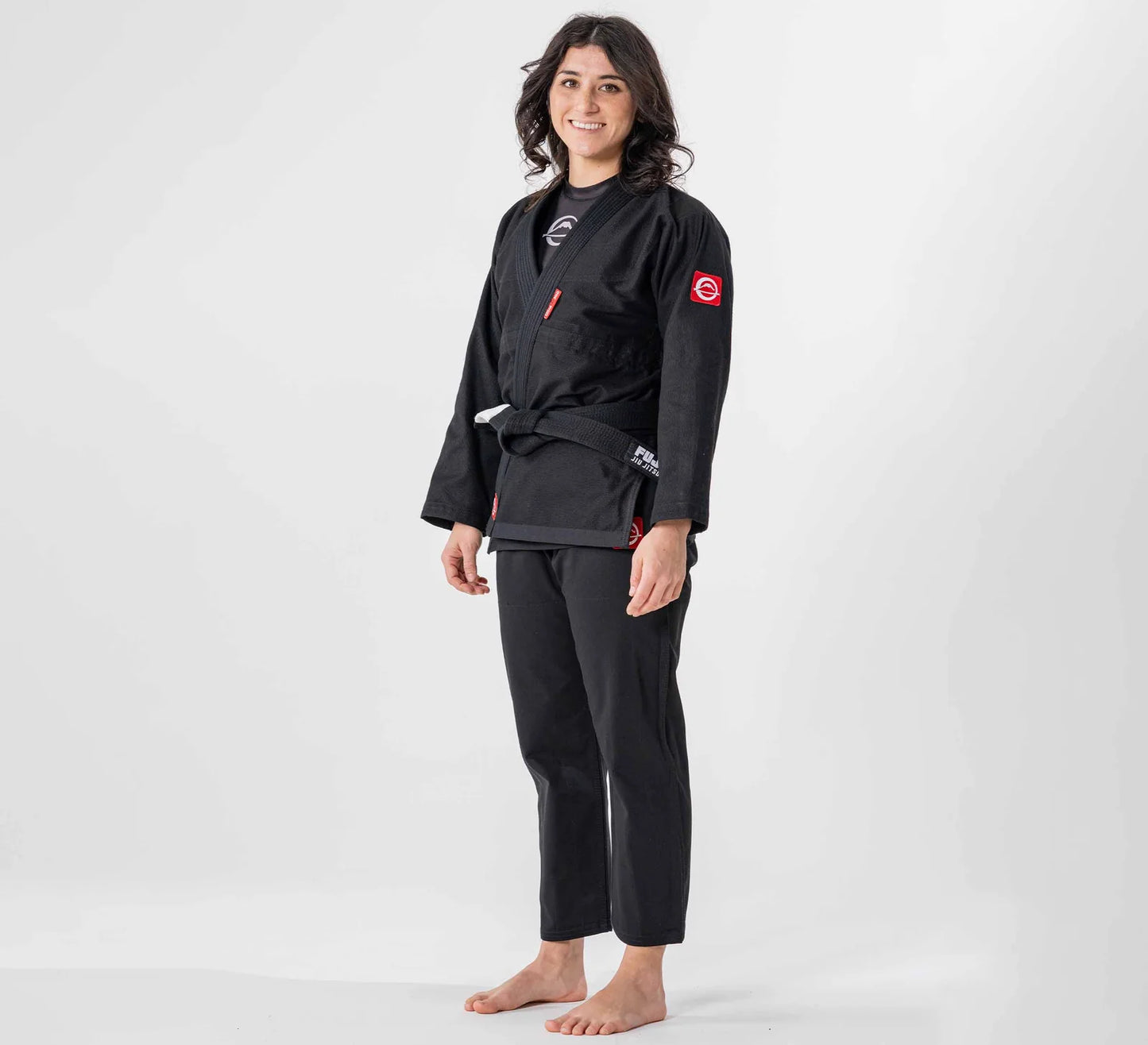 FUJI Womens Ultra Lite 300 BJJ Gi - Schwarz