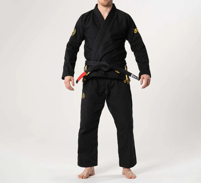 FUJI Flow-Tech BJJ Gi - Schwarz/Gold