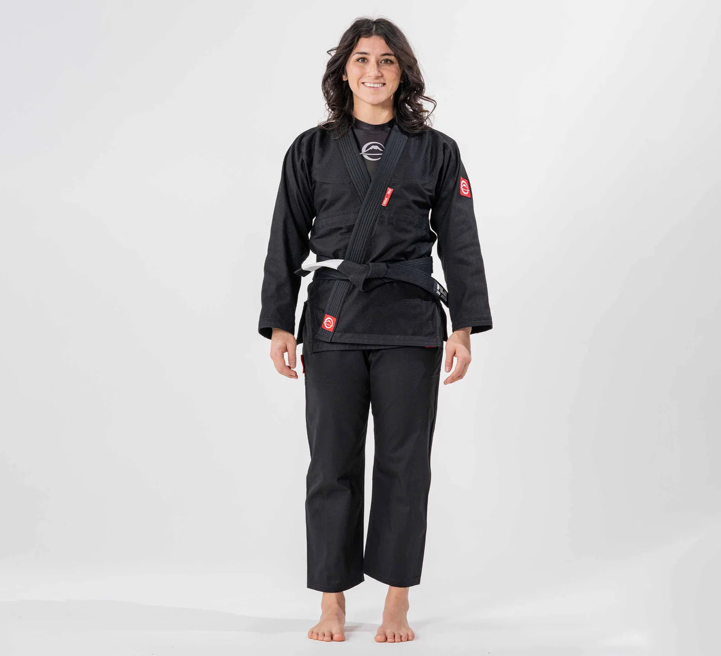 FUJI Womens Ultra Lite 300 BJJ Gi - Schwarz