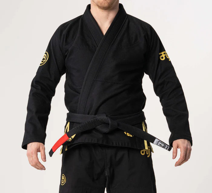 FUJI Flow-Tech BJJ Gi - Schwarz/Gold