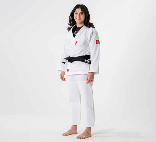 FUJI Womens Ultra Lite 300 BJJ Gi - Weiss