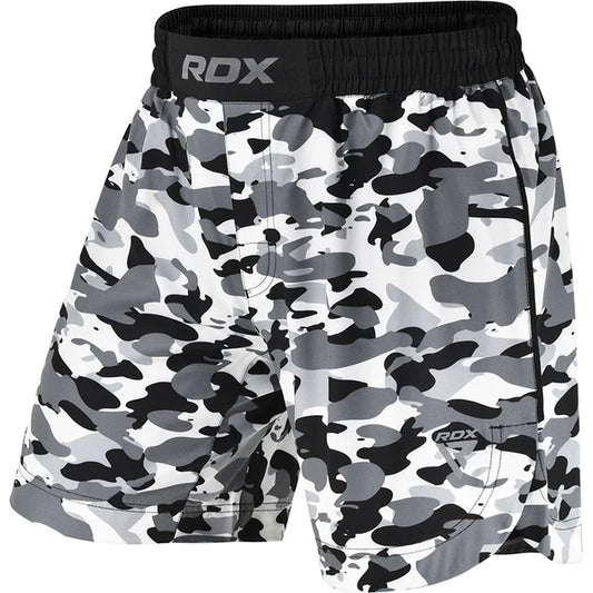 Short de combat MMA RDX T15 - Gris camouflage
