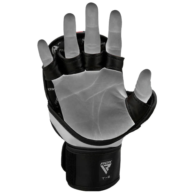 RDX T6 MMA Handschuhe Sparring in Kunstleder 7oz - Gelb