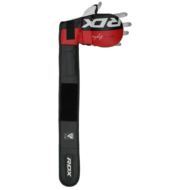 RDX T6 MMA Handschuhe Sparring in Kunstleder 7oz - Rot