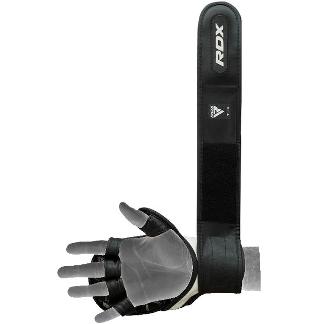 RDX T6 MMA Handschuhe Sparring in Kunstleder 7oz - Rot