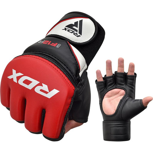 RDX F12 MMA Trainingshandschuhe & Grappling - Rot - FIGHTWEAR