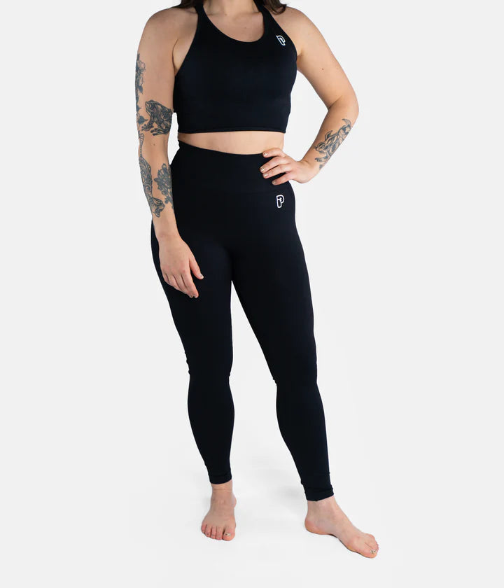 Progress Ladies Pro Seamless Grappling Leggings - Schwarz