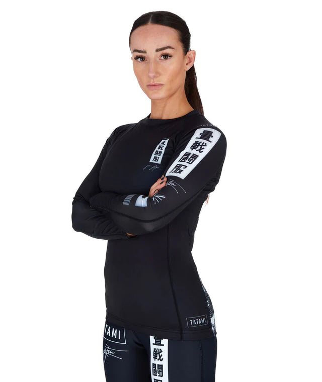 Tatami Ladies Kanagawa Long Sleeve Rash Guard - FIGHTWEAR