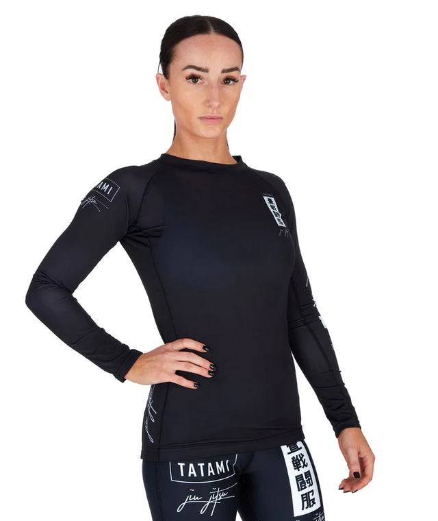 Tatami Ladies Kanagawa Long Sleeve Rash Guard - FIGHTWEAR