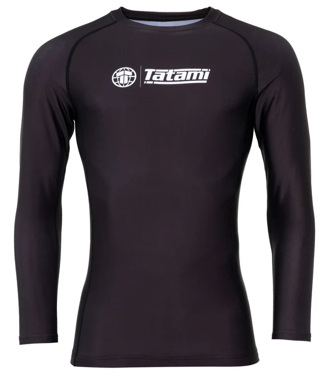 Rashguard à manches longues Tatami Impact - Noir