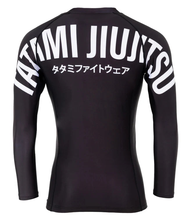 Rashguard à manches longues Tatami Impact - Noir