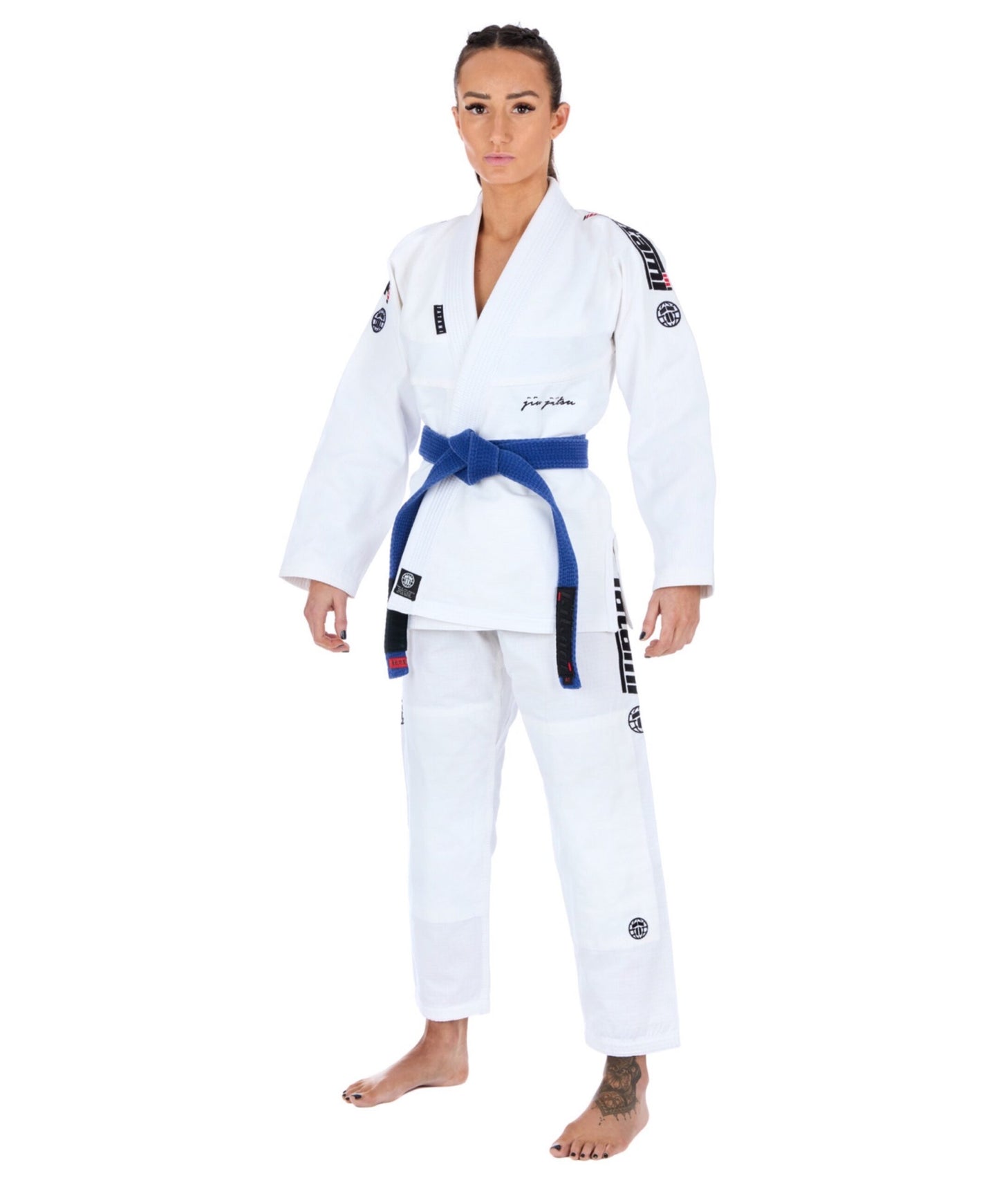 Ladies Elements Superlite Gi - Weiss - FIGHTWEAR