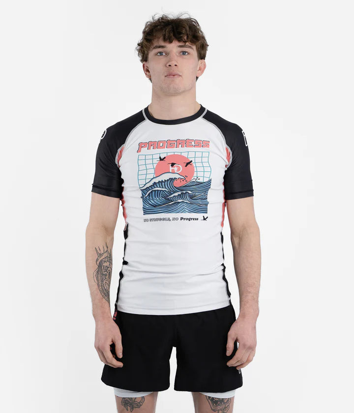 Progrès inconnu Rashguard Great Wave
