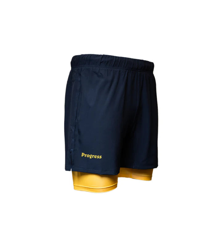 Progress Academy + Short hybride bleu marine