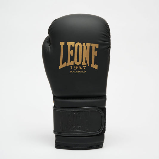LEONE Boxhandschuhe Schwarz & Gold