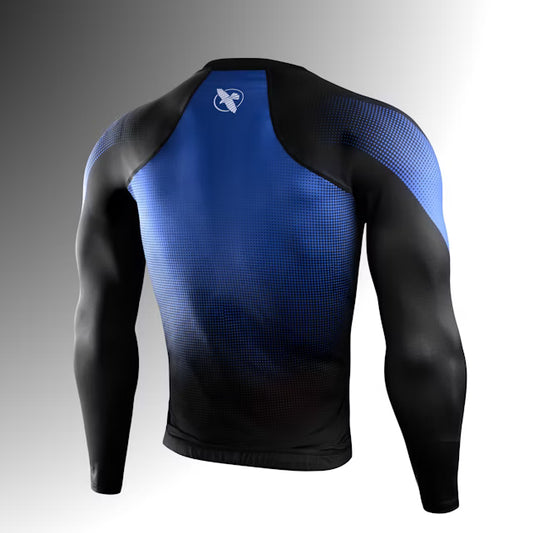 Hayabusa Men’s Pro Ranked Long Sleeve Rash Guard - Blau