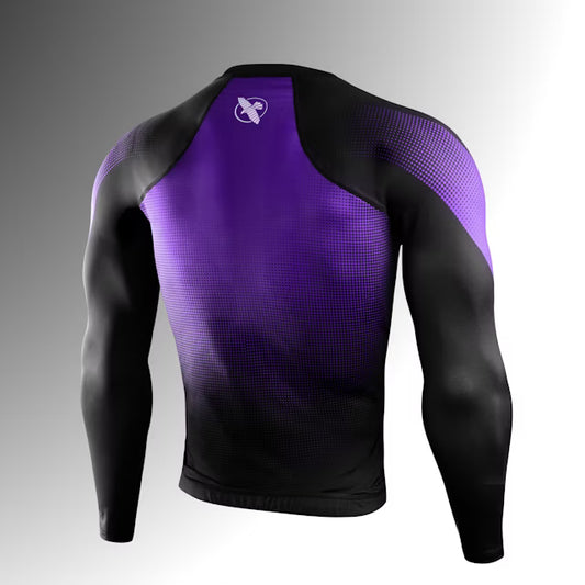 Hayabusa Men’s Pro Ranked Long Sleeve Rash Guard - Violett