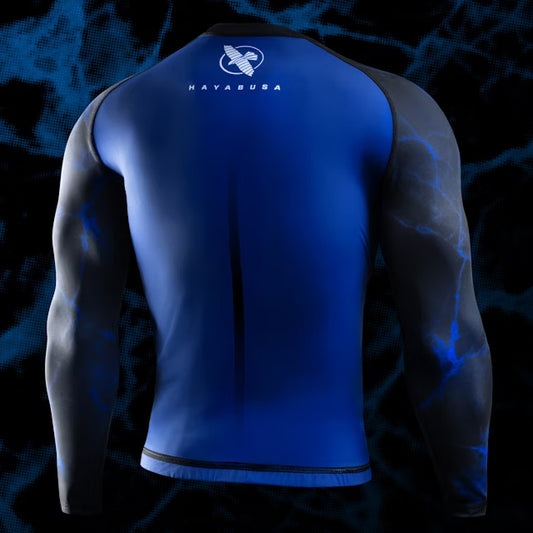 UFC BJJ Men’s Long Sleeve Rash Guard - Blau