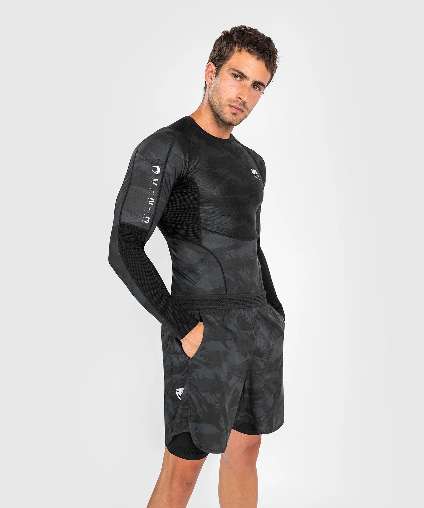 Rashguard Venum Electron 3.0 Manches Longues - Noir