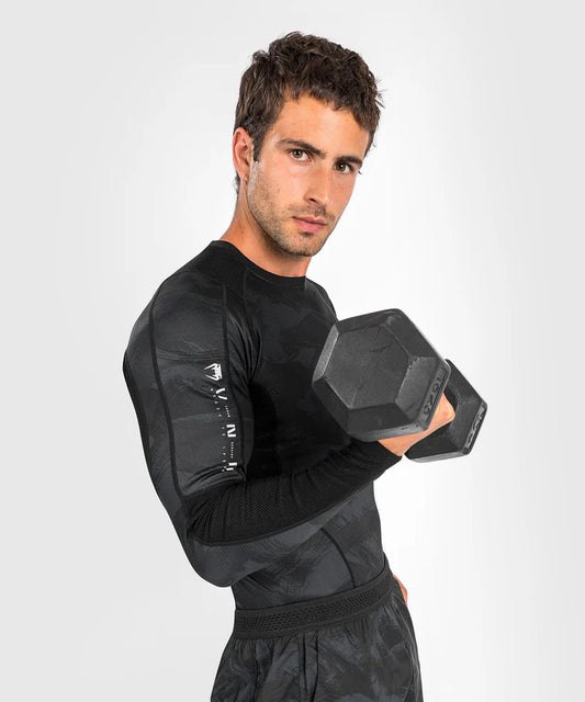 Rashguard Venum Electron 3.0 Manches Longues - Noir