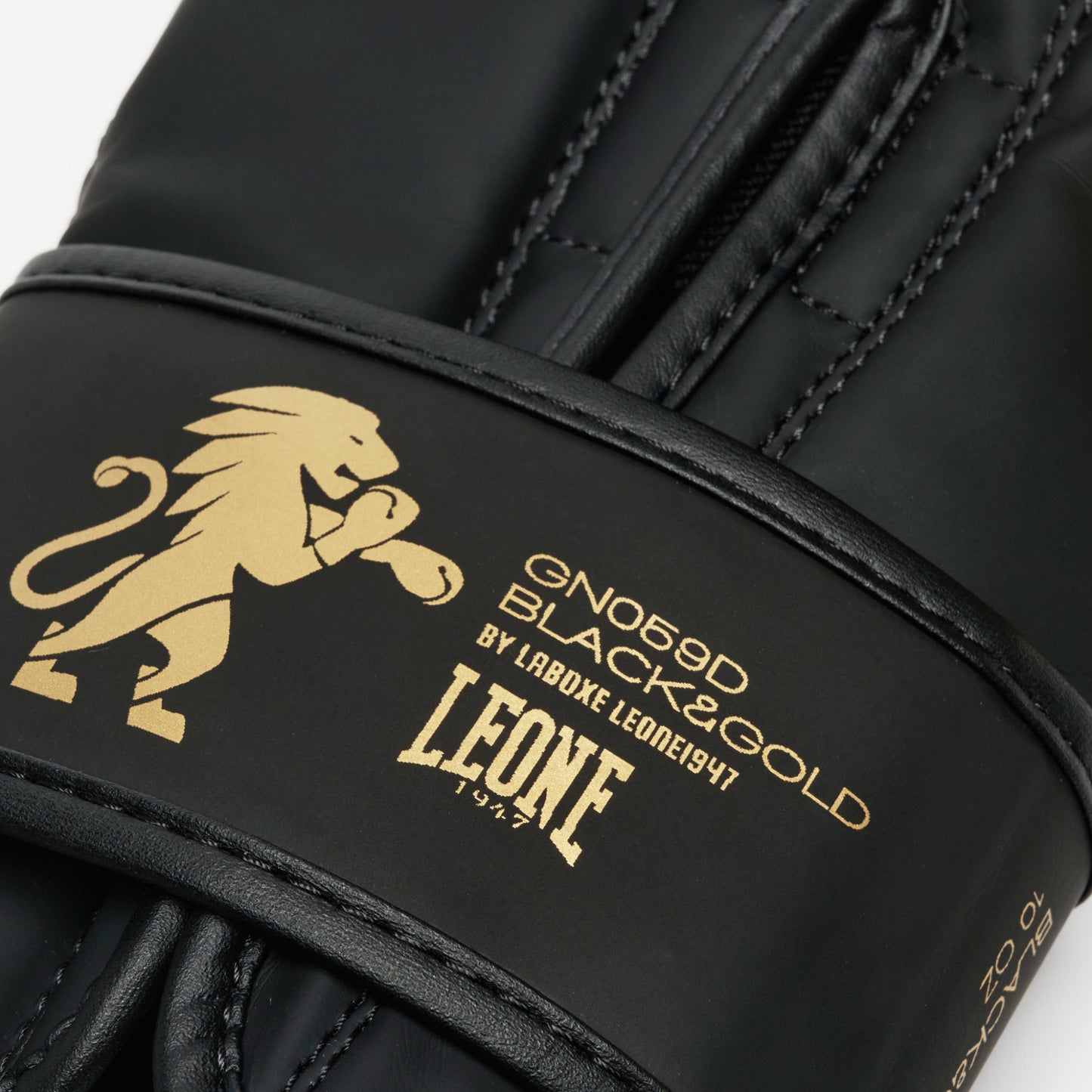 LEONE Boxhandschuhe Schwarz & Gold