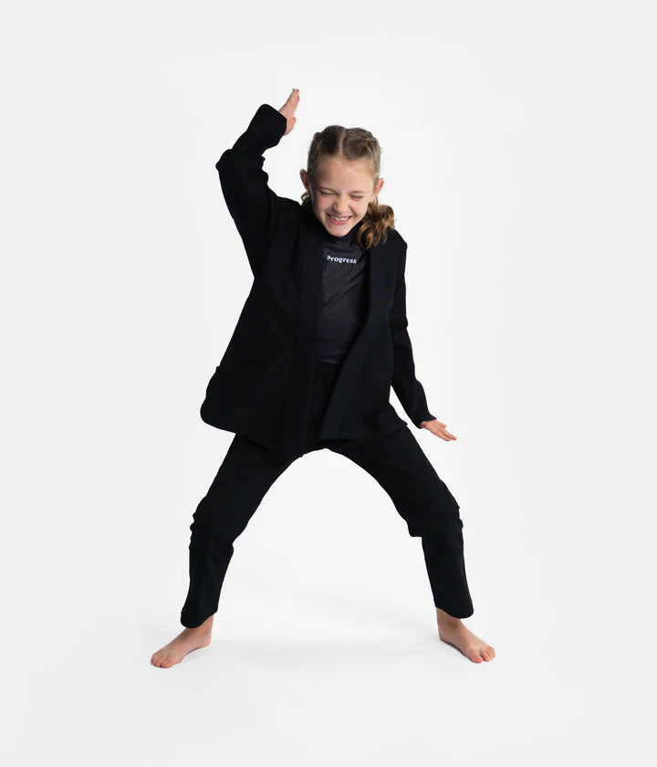 Progress Kids Academy Gi - Schwarz