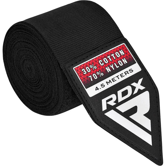 RDX WX 4.5 Professionelle Boxen Hand Bandagen - Schwarz