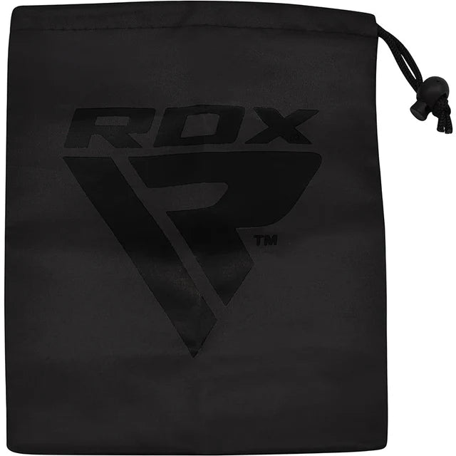 Corde à sauter réglable RDX C8 avec revêtement en PVC - Noir