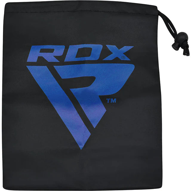 Corde à sauter réglable RDX C8 avec revêtement en PVC - Bleu