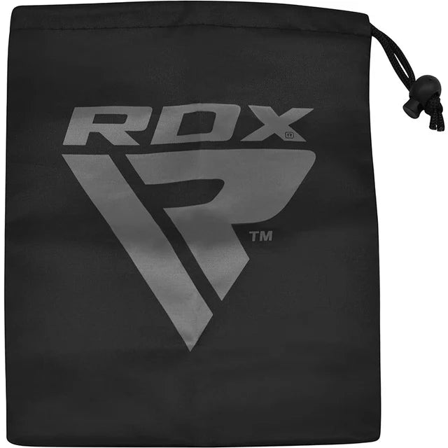 Corde à sauter réglable RDX C8 avec revêtement en PVC - Gris