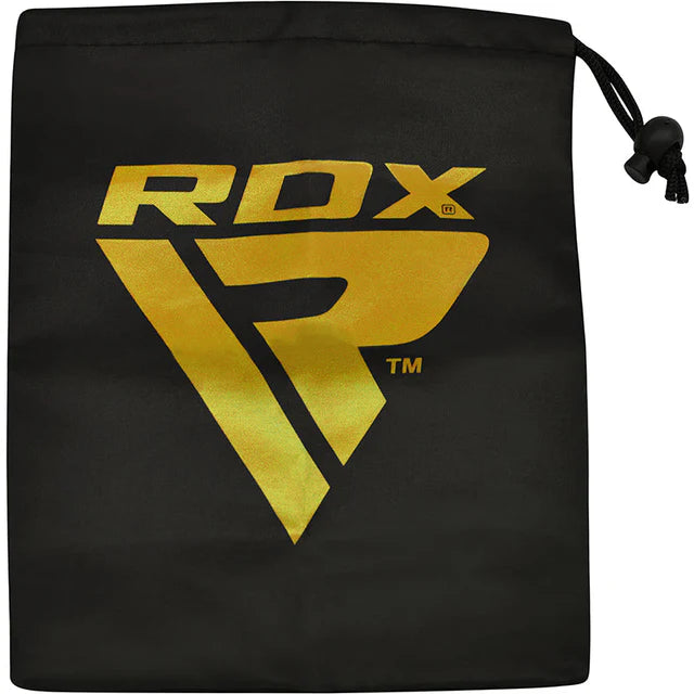 Corde à sauter réglable RDX C8 avec revêtement en PVC - Jaune