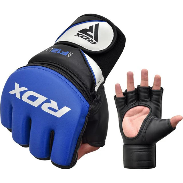 RDX F12 MMA Trainingshandschuhe & Grappling - Blau