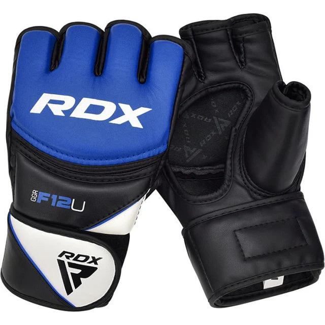 RDX F12 MMA Trainingshandschuhe & Grappling - Blau