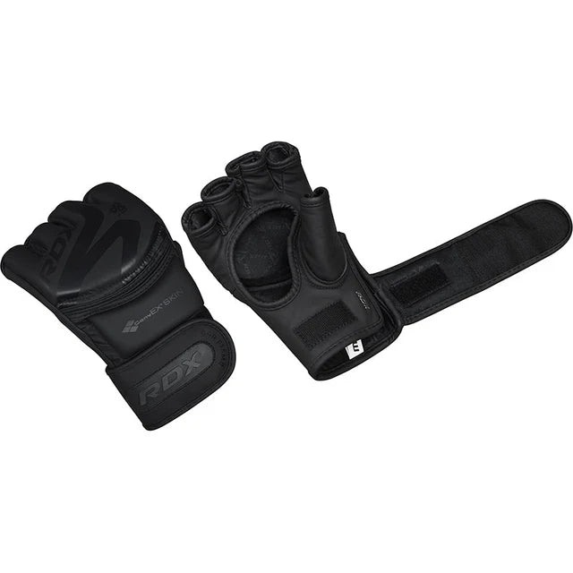 RDX F15 Noir MMA Trainingshandschuhe - Schwarz