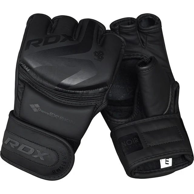 RDX F15 Noir MMA Trainingshandschuhe - Schwarz