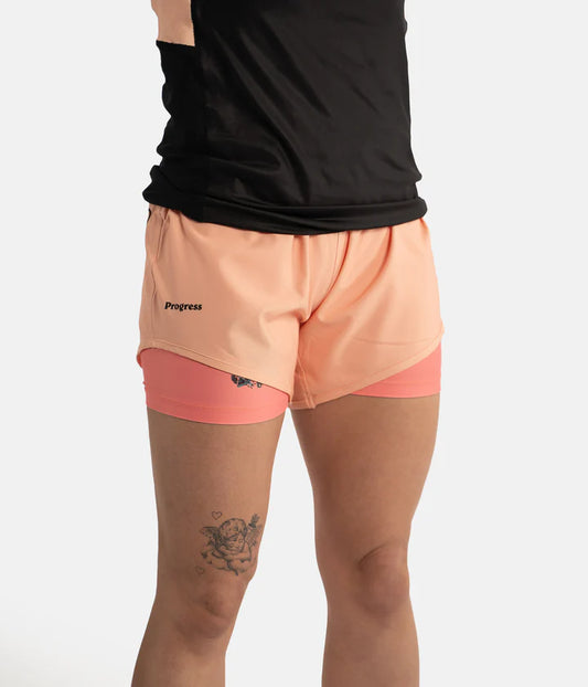 Progress Ladies Sugar Skull Hybrid Shorts