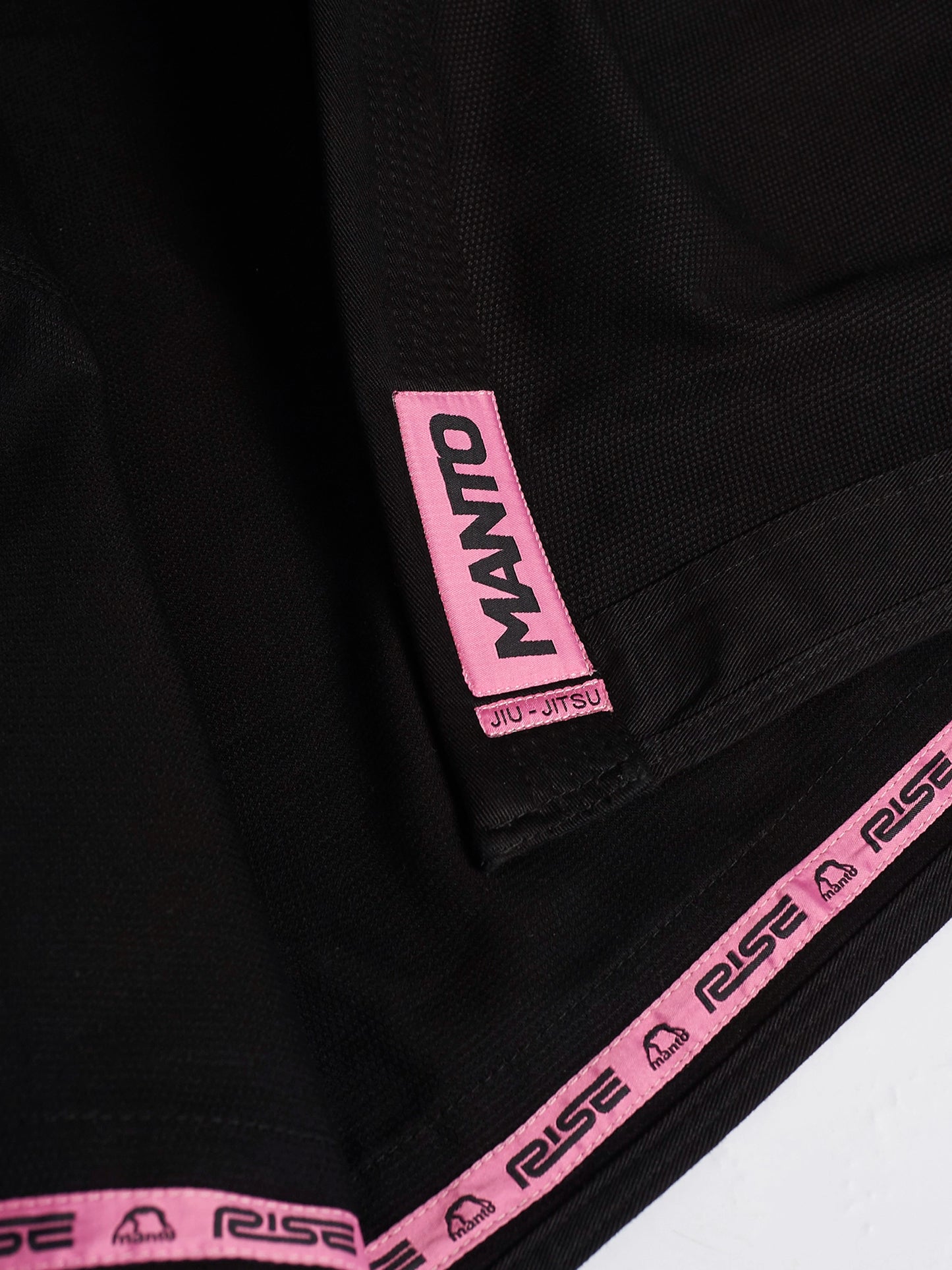 MANTO "RISE 2.0" BJJ GI - Schwarz-Rosa