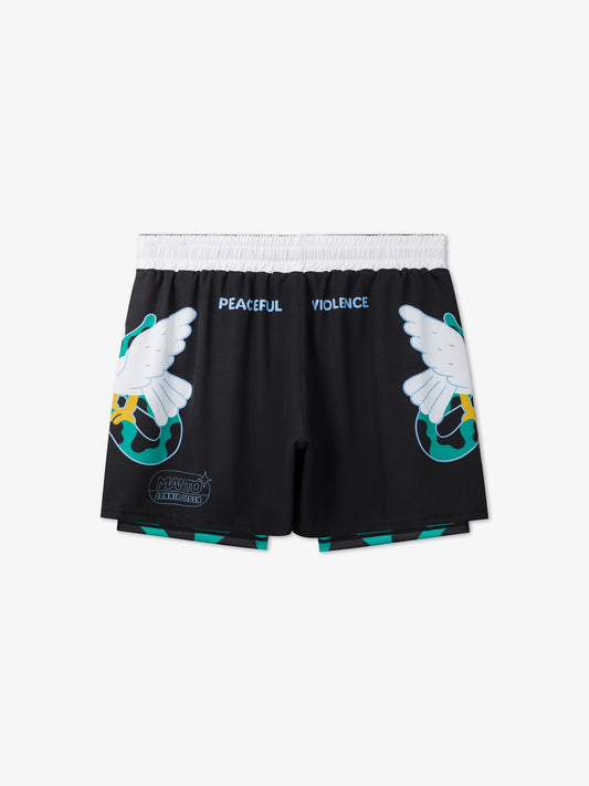 MANTO fight shorts DOVE