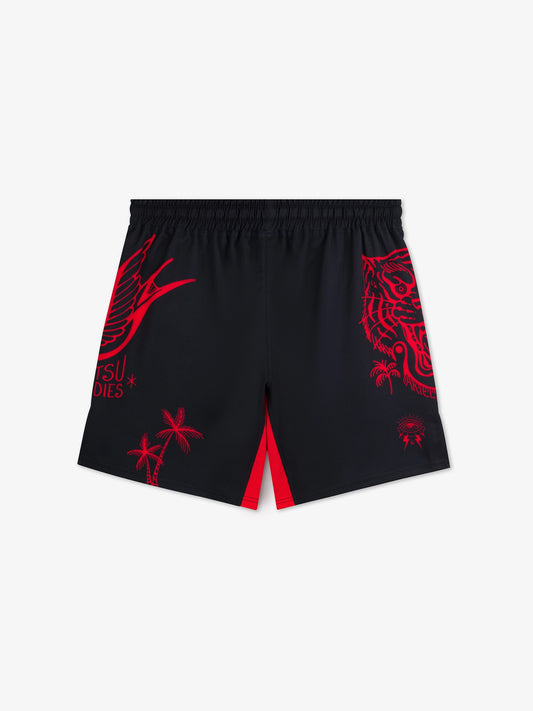 MANTO fight shorts MIKO - Schwarz