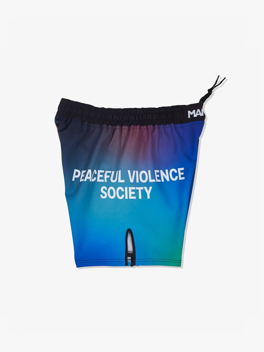 MANTO fight shorts SOCIETY - Gradient