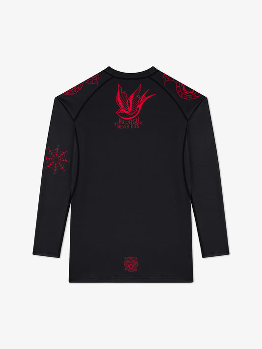 MANTO long sleeve rashguard MIKO - Schwarz