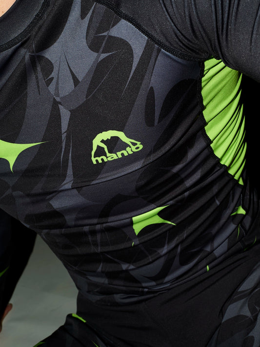 MANTO rashguard manches longues TERRA - Noir