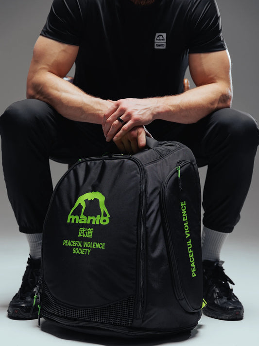 MANTO XL convertible backpack SOCIETY - Schwarz