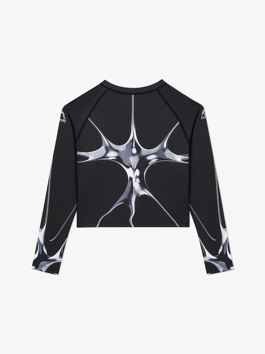 MANTO rashguard CHROME - Schwarz