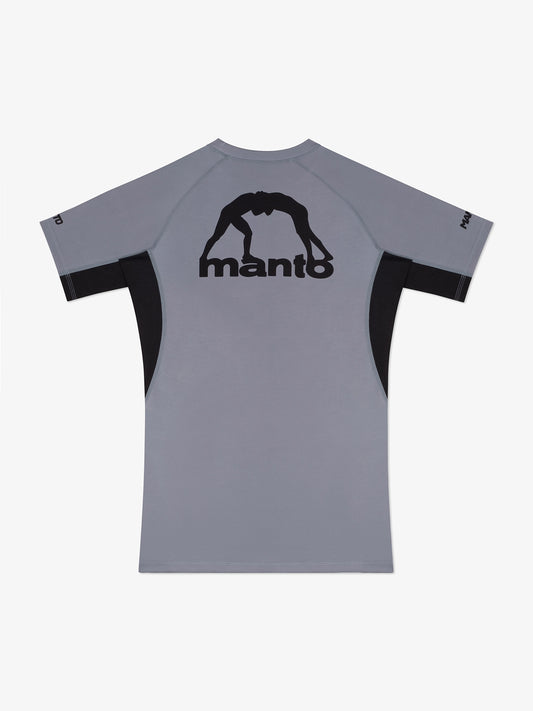 MANTO rashguard LOGO DUAL - Grau