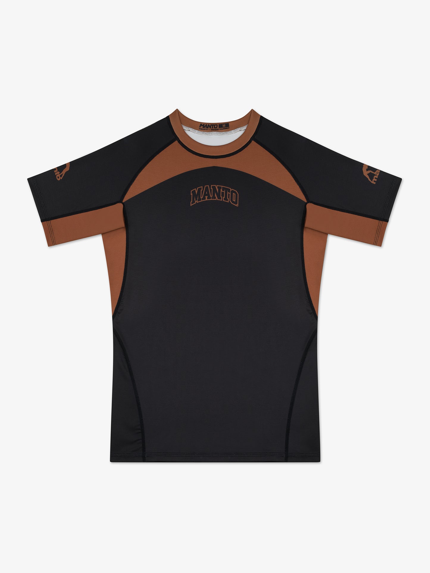 MANTO rashguard RANKED 25 - Braungurt