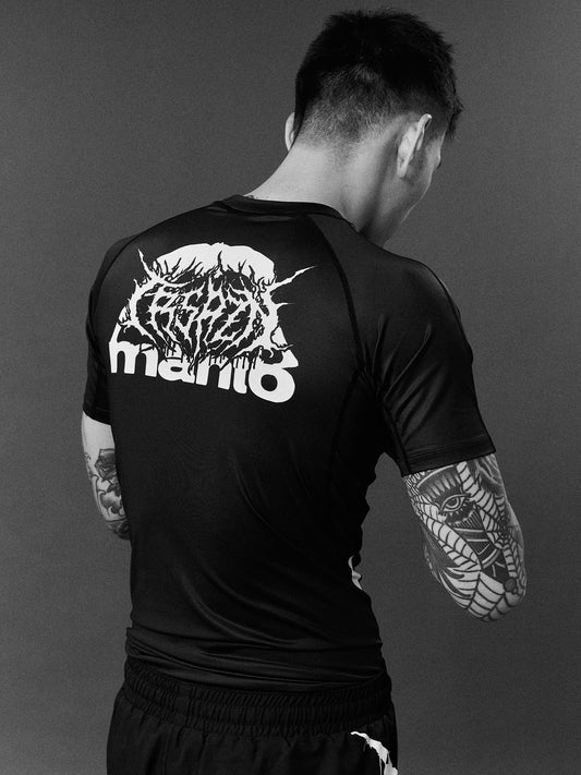 MANTO rashguard TREASURE ZONE schwarz